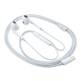 ML715 1.2m 8 Pin Port Wire Control Bluetooth Earphone, Support Music, Calls, Volume Control, ML715 Volume Control
